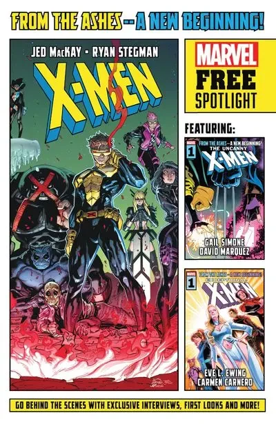 دانلود کمیک X-Men – From The Ashes Sampler #1 (2024)