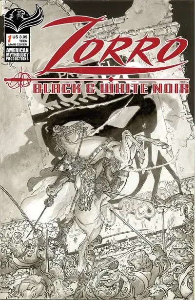 دانلود کمیک Zorro Black and White Noir #1