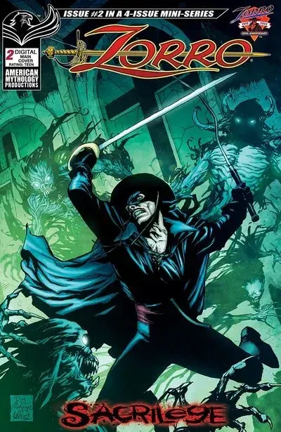 دانلود کمیک Zorro – Sacrilege #2