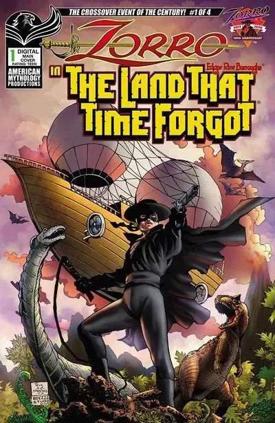 دانلود کمیک Zorro in the Land That Time Forgot #1