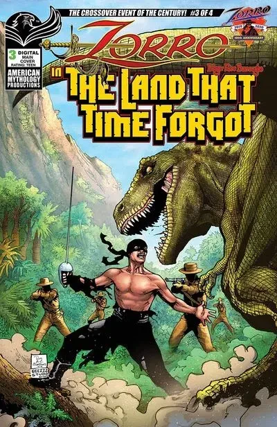 دانلود کمیک Zorro in the Land That Time Forgot #3