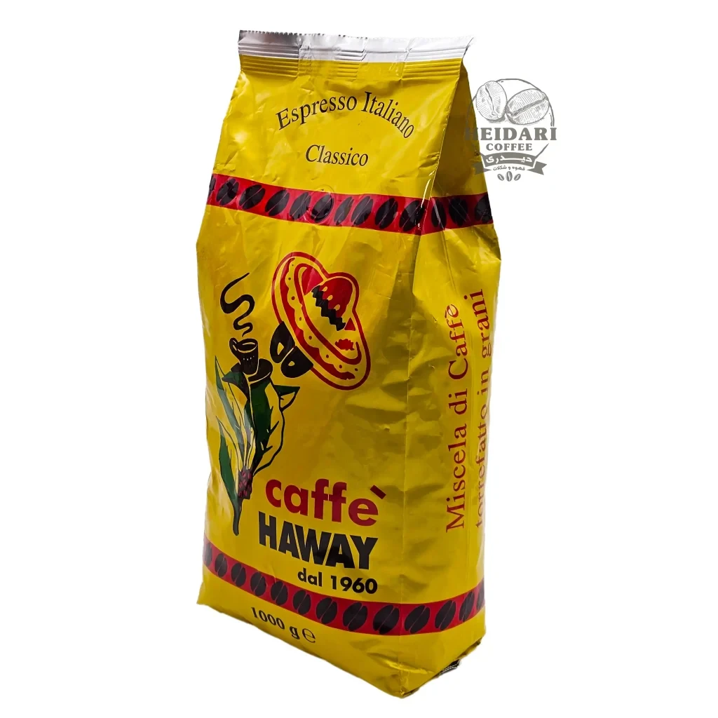 دانه قهوه اسپرسو ایتالیانو کلاسیکو هاوایی |Haway| _ وزن 1 کیلوگرم