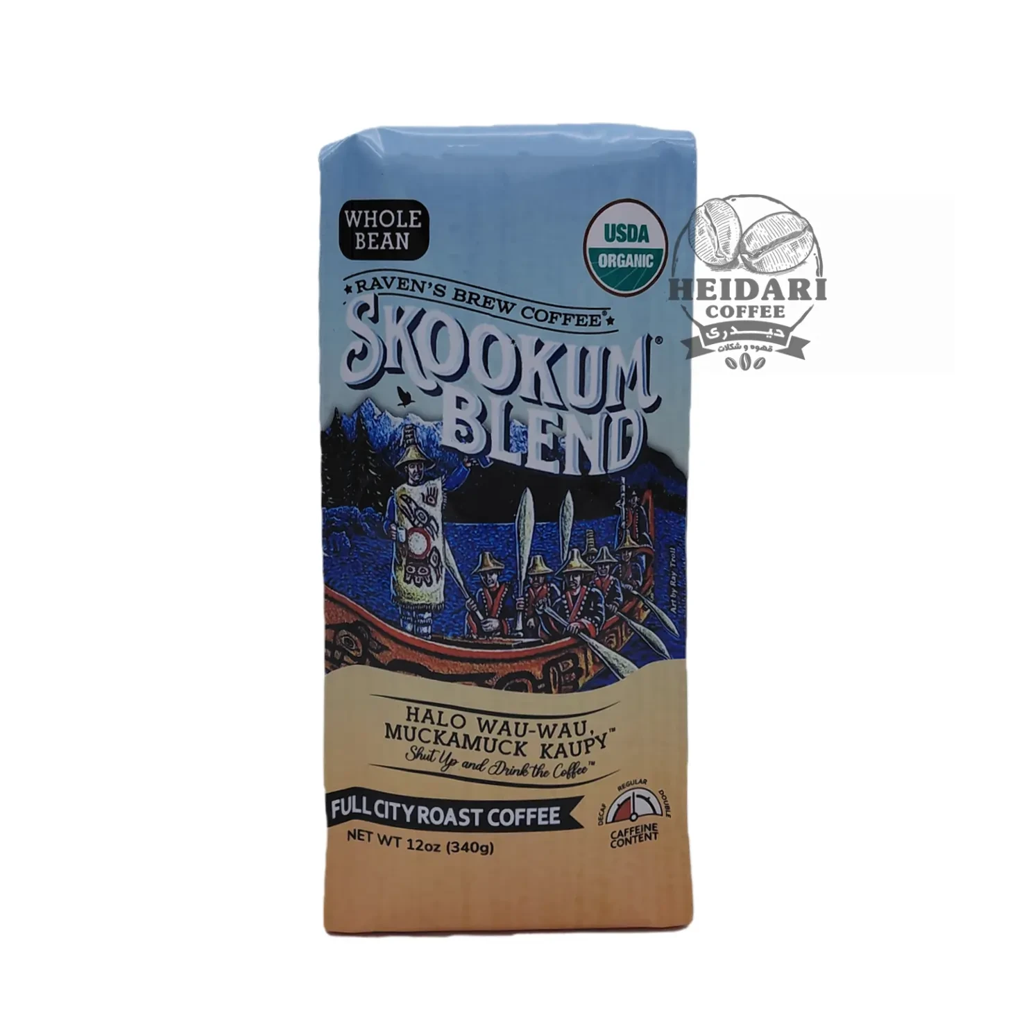دانه قهوه اسکوکوم راونز برو |Skookum Blend| _ بسته 340 گرمی