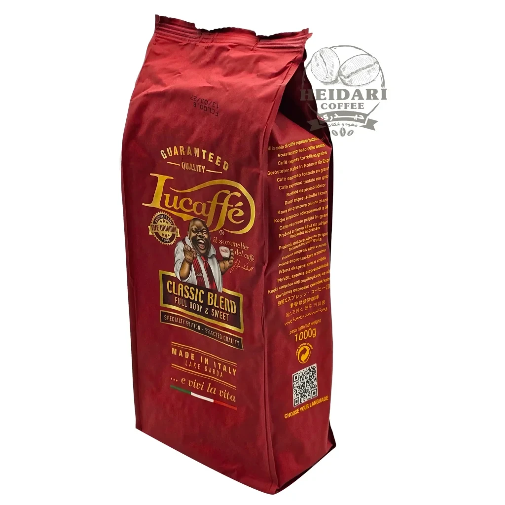 دانه قهوه لوکافه |Lucaffe| _ وزن 1 کیلوگرم – 80% عربیکا اسپیشیالیتی