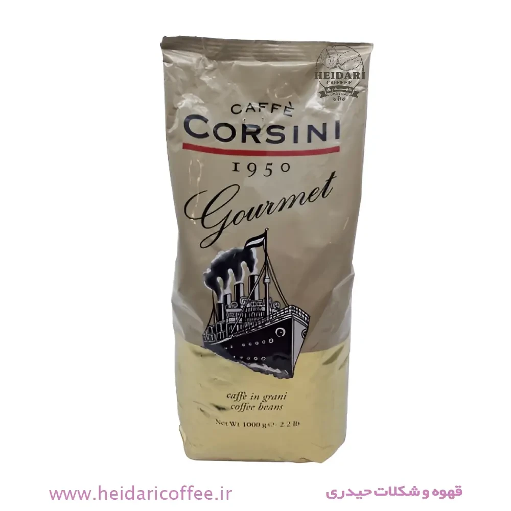 دانه قهوه کورسینی (Caffè Corsini) مدل Gourmet – وزن ۱ کیلوگرم