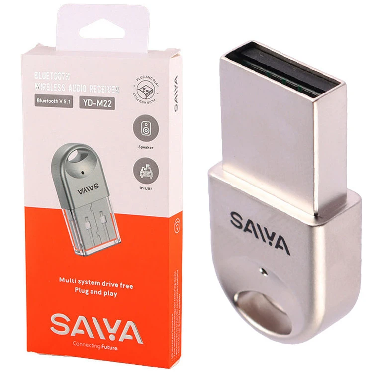 دانگل بلوتوث SAIYA مدل YD-M22 – تبدیل ضبط ماشین به بلوتوث با صدای شفاف و اتصال سریع