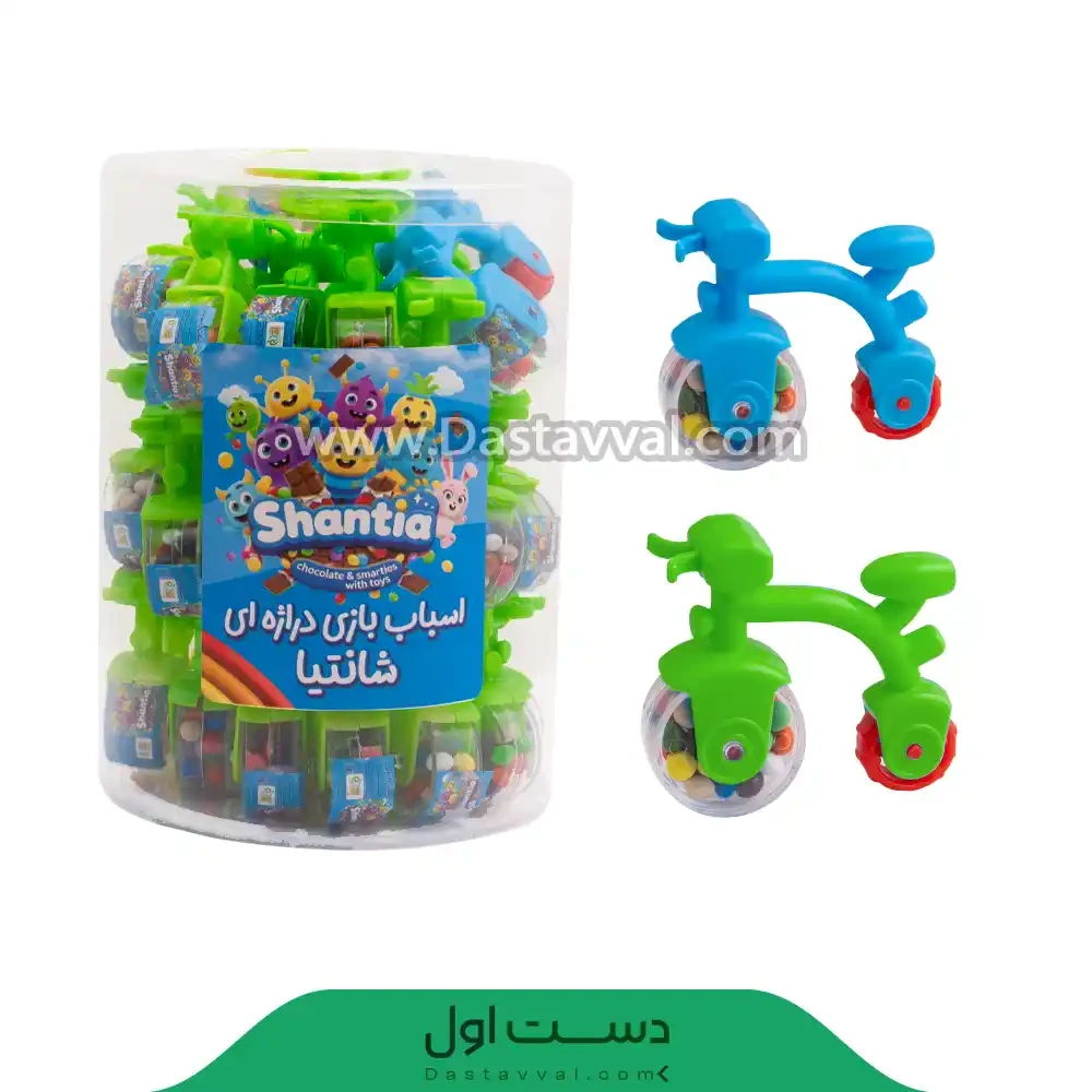 دراژه اسمارتیزی شانتیا مدل دوچرخه کارتن 120 عددی