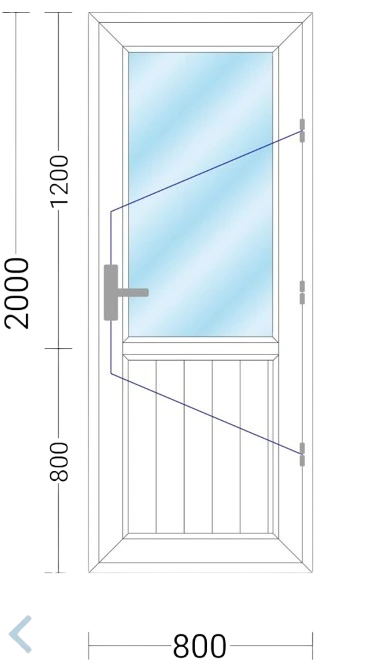 درب upvc