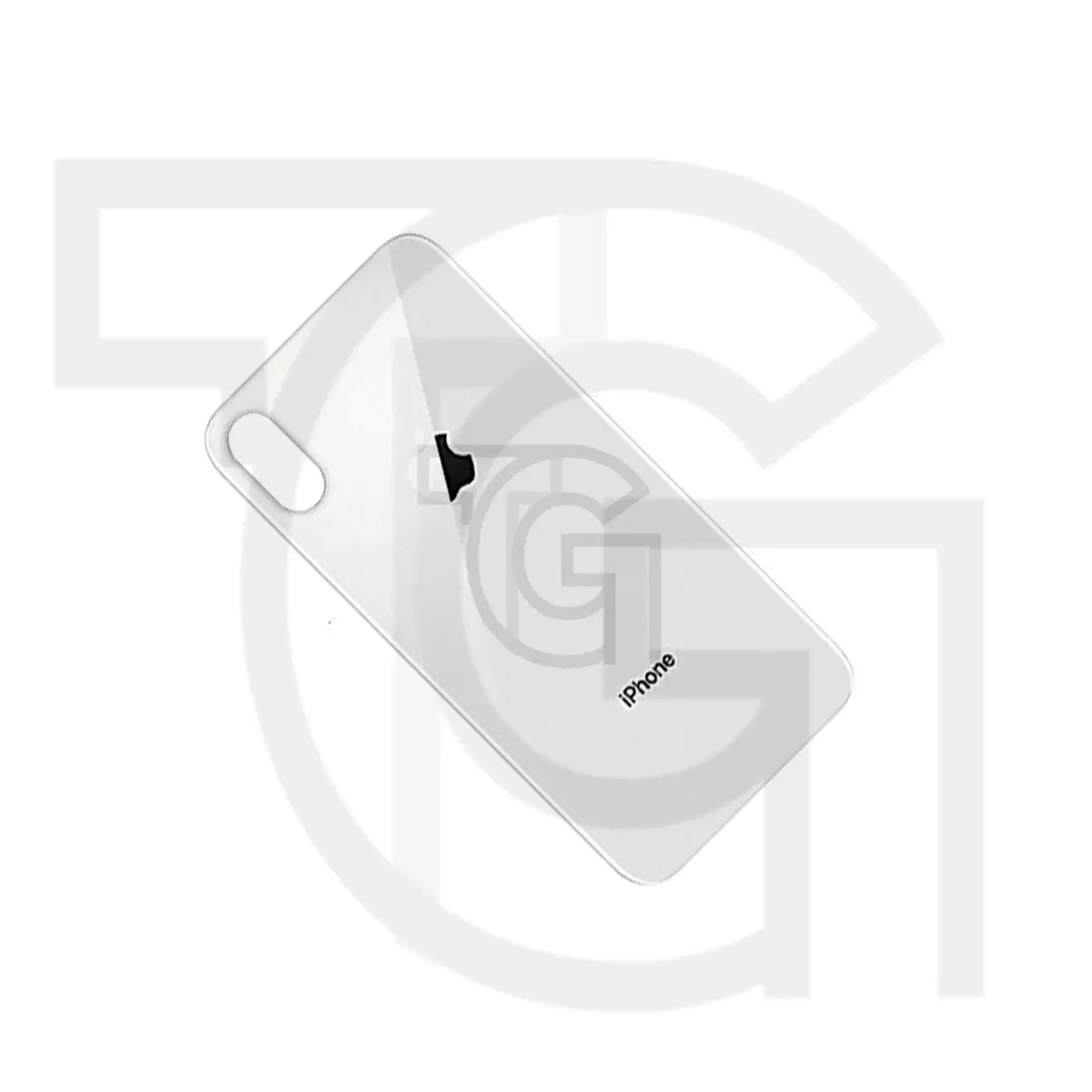 درب پشت اپل‌آیفون (نقره‌ای)(دوربین‌بزرگ) Back Door Apple iPhone XS Max