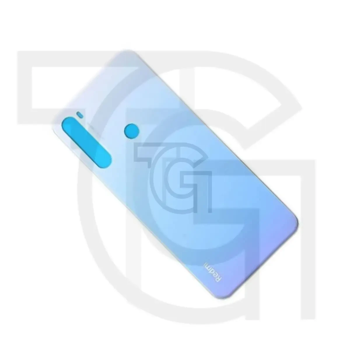 درب پشت شیائومی‌ردمی (سفید‌مهتابی) Back Door Xiaomi Redmi Note 8 2021