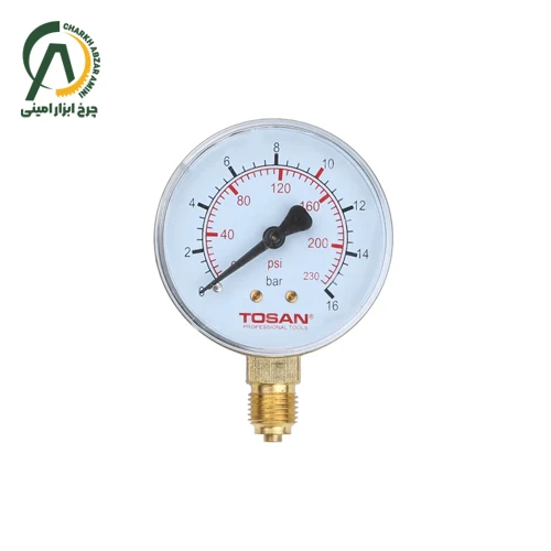 درجه فشارسنج 16 بار توسن مدل TPG-16BAR
