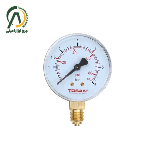 درجه فشارسنج 6 بار توسن مدل TPG-6BAR