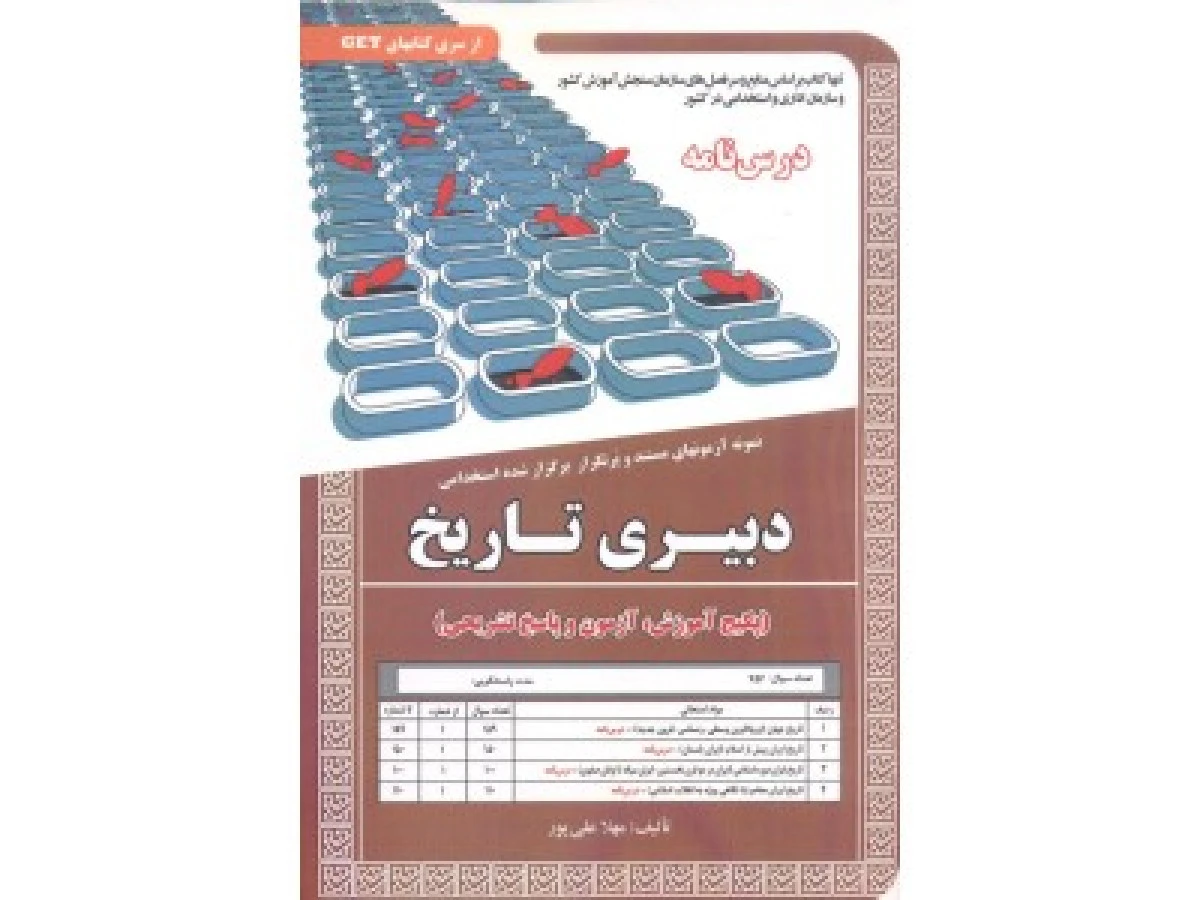 درسنامه نمونه آزمونهای استخدامی دبیری تاریخ/مهلا علی پور/نشرسامان سنجش