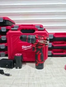 دریل شارژی میلواکی موتور براشلس پشت فلزی 21v