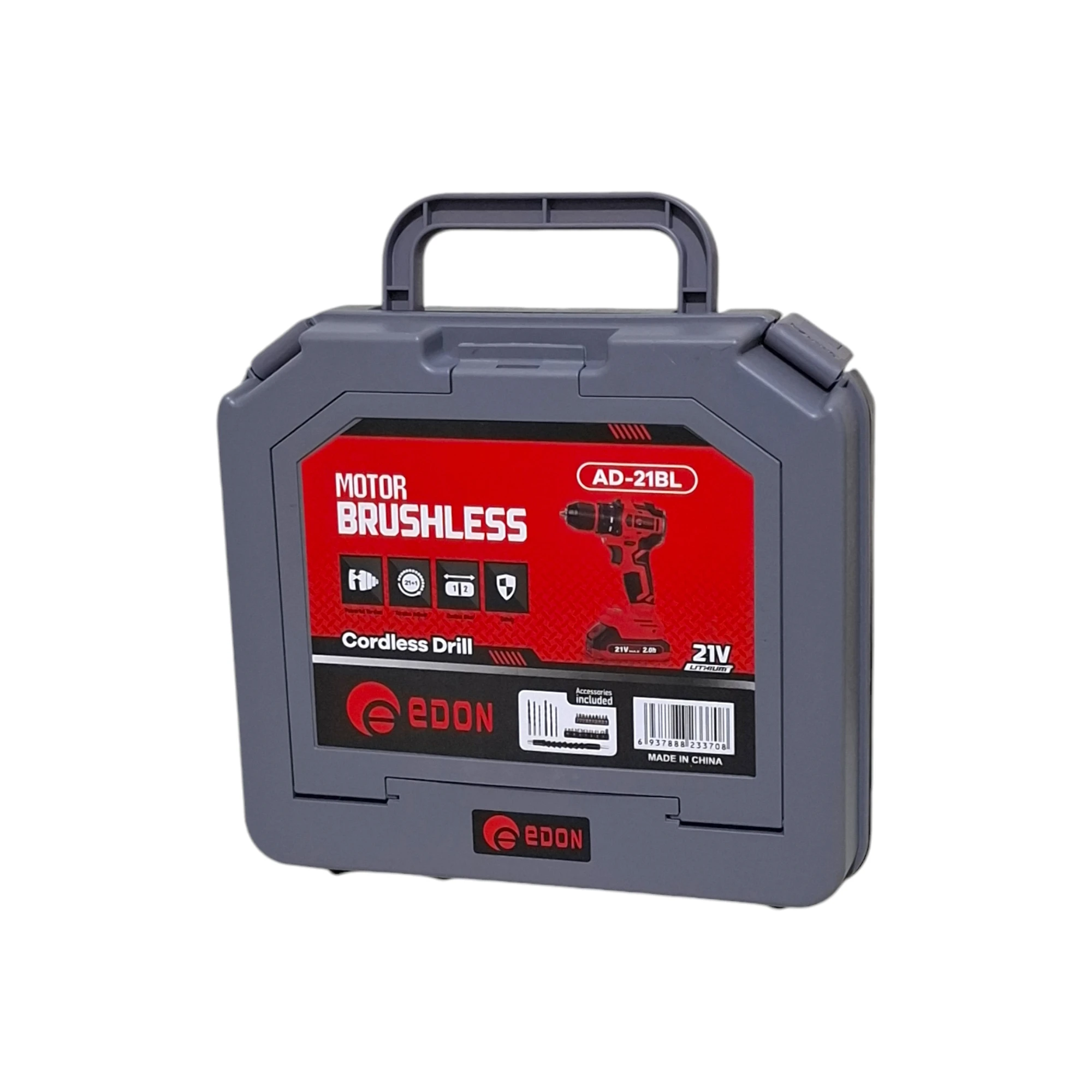 دریل پیچ گوشتی شارژی چکشی ادون مدل AD-21BL