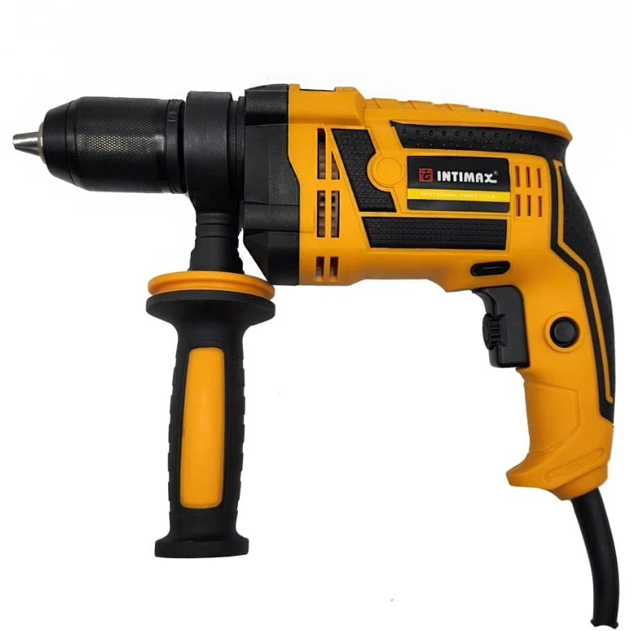 دریل چکشی 1380 وات صنعتی سه نظام فلزی اتوماتیک این تی مکس درجه یک تمام مس مدل 0137 INTIMAX ارسال با پست