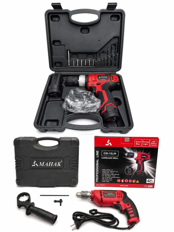 دریل چکشی محک مدل DM-550 (۵۵۰ وات)