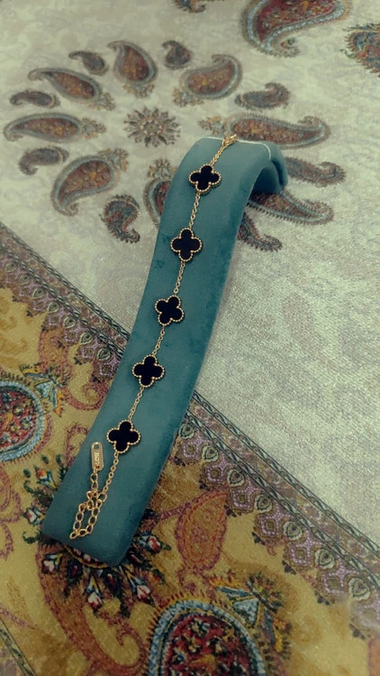 دستبند استیل ونکلیف مشکی