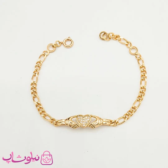 دستبند دخترانه ظریف ژوپینگ مدل عشق کد 2293