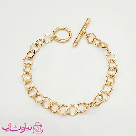 دستبند دخترانه ژوپینگ زنجیری ساده کد 891-1