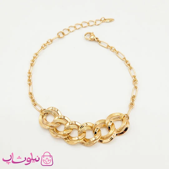 دستبند دخترانه ژوپینگ زنجیری کد 1691