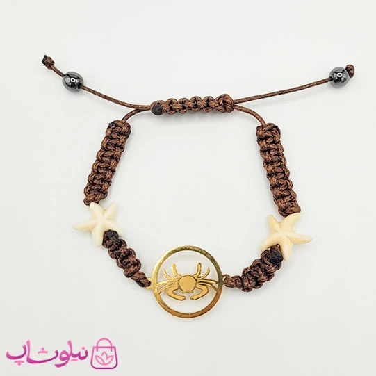 دستبند دستساز با نماد خرچنگ متولدین تیر ماه کد 150
