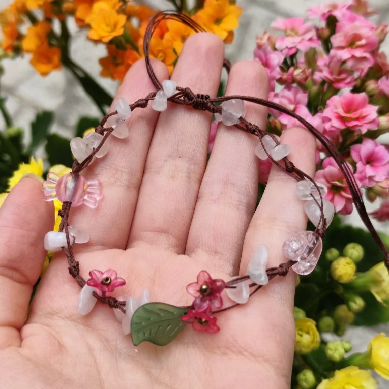 دستبند رزکوارتز طبیعی کالکشن Forest Nymph’s Collection