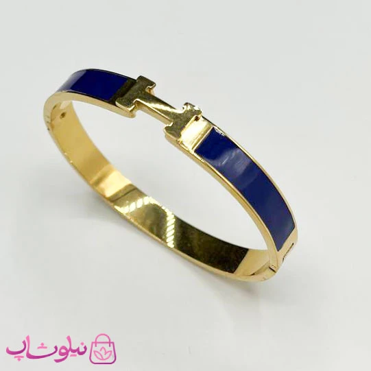 دستبند زنانه هرمس رنگ سرمه ای کد 200