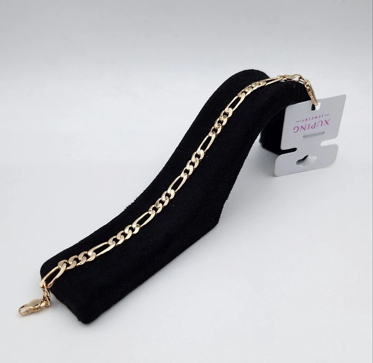 دستبند زنانه ژوپینگ طرح طلا مدل زنجیری ظریف با طراحی کلاسیک