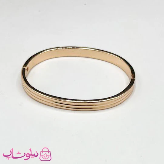 دستبند زنانه ژوپینگ طرحدار طرح طلا سایز 3 کد 4691
