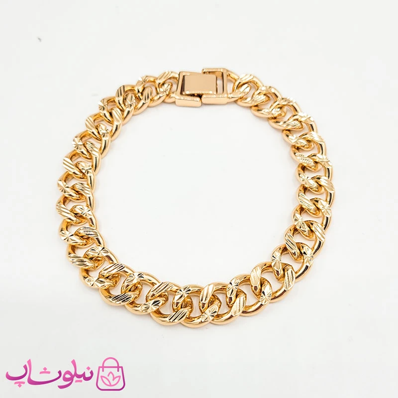 دستبند زنانه ژوپینگ کارتیه طرح طلا 2950-3