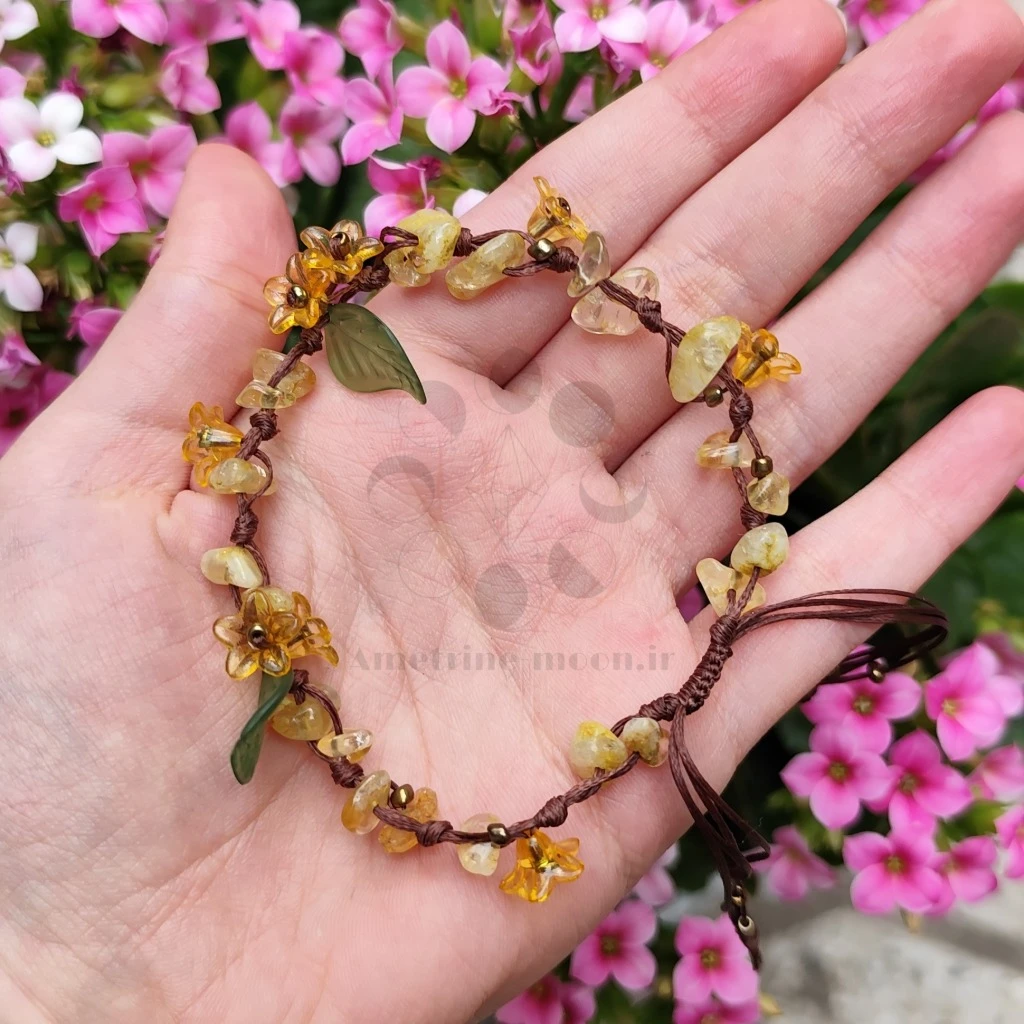 دستبند سیترین طبیعی Forest Nymph’s Collection