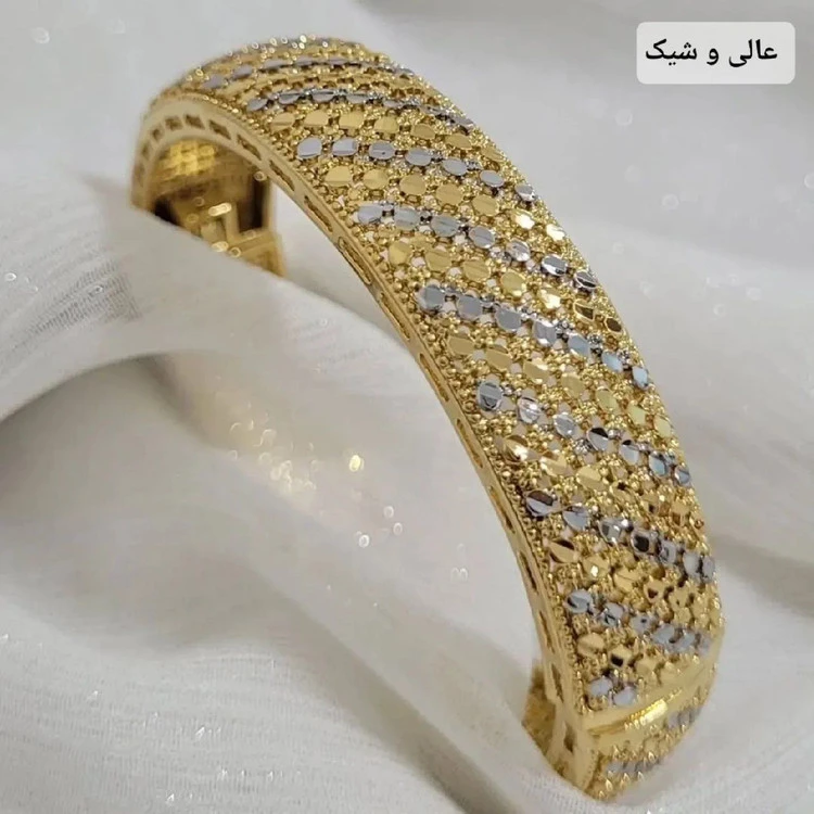 سرویس زنانه حصیری طرح طلا با جلوه براق برند سیتی گلد| ۱۶۳۵