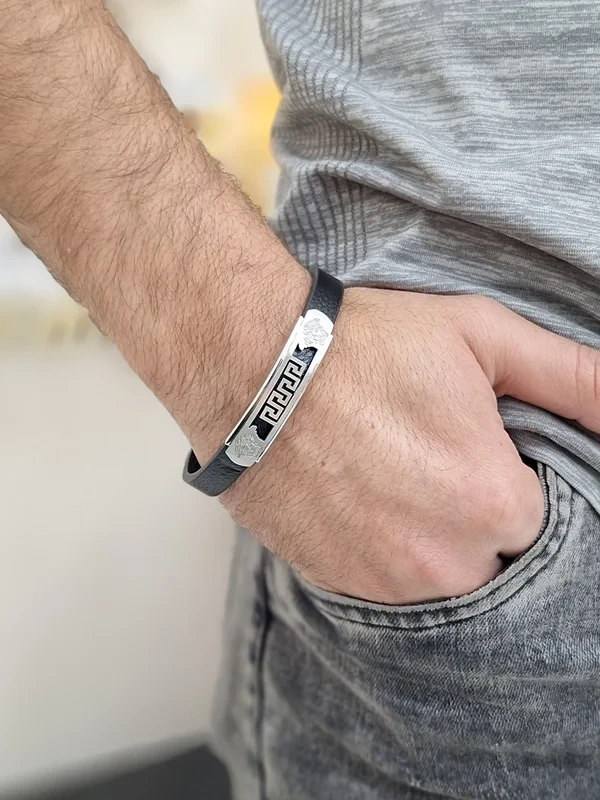 دستبند مردانه versace کد 240198