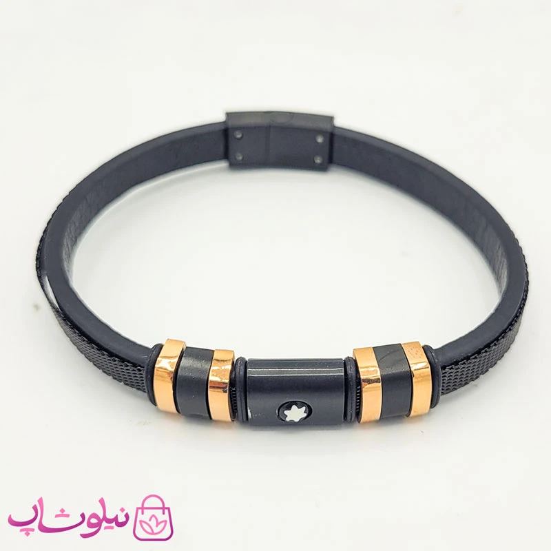 دستبند مردانه برند montblanc مشکی
