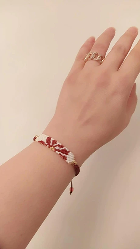 دستبند منجوقی میوکی 👸🏻💞از کالکشن ولنتاین 2026♥️