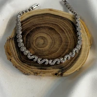 دستبند نقره زنانه مدل s