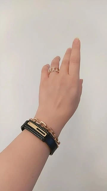 دستبند چرم و منجوق میوکی زنانه و مردانه👸🏻🤵