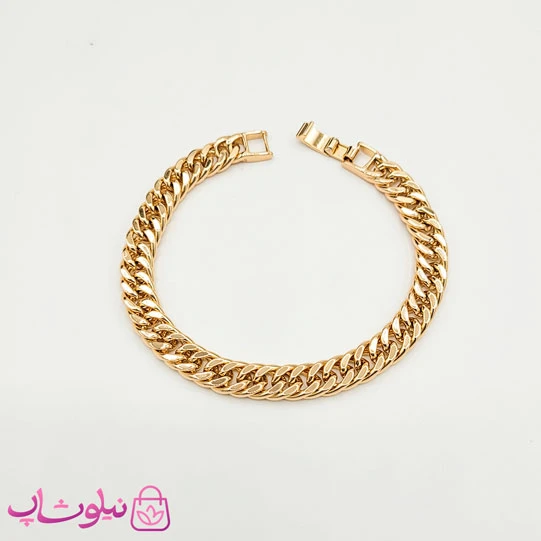 دستبند ژوپینگ زنانه کارتیه طلایی 20 سانت 7 میل کد 4891