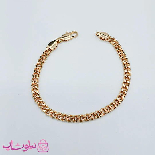 دستبند ژوپینگ کارتیه تراشدار طول 19 سانت و عرض 5 میل کد 349