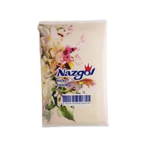 دستمال جیبی نازگل (10عددی)