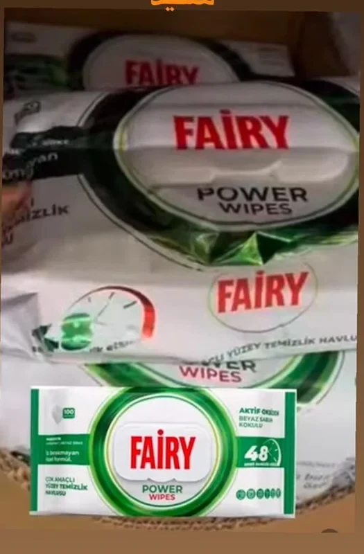 دستمال مرطوب FAIRY با رایحه صابونی