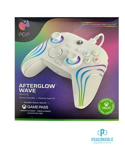 دسته بازی Afterglow Wave White از شرکت PDP مخصوص xboxو pc