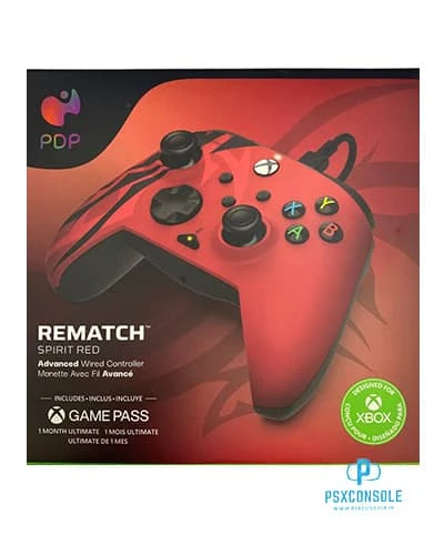 دسته بازی PDP مدل Rematch در رنگ Spirit Red برای Pc(کامپیوتر) و xbox one