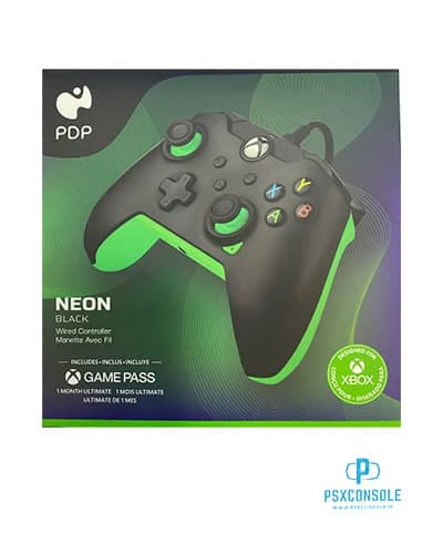 دسته بازی سیمی PDP مدل «Neon Black» برای Pc (کامپیوتر) و Xbox One