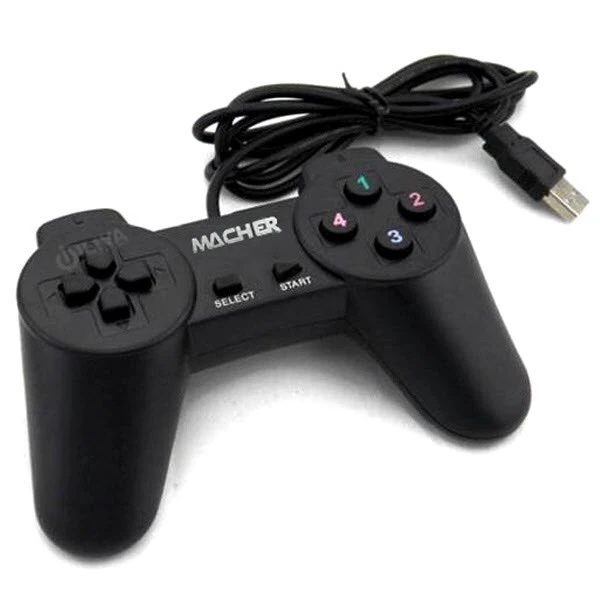 دسته بازی کامپیوتر تک ساده MACHER مدل MR-55 – کیفیت مطلوب با اتصال USB