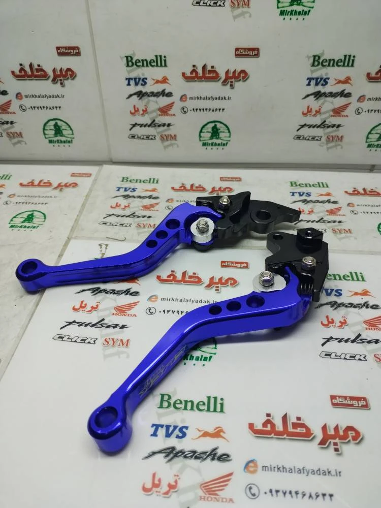 دسته (کتی) کلاچ و ترمز حرفه ای اسپرت رنتال cnc موتور هوندا کلیک و طرح کلیک ابی