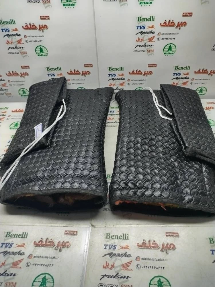 دستکش رو فرمانی انواع موتور بی کلاچ طرح دار (جفتی)
