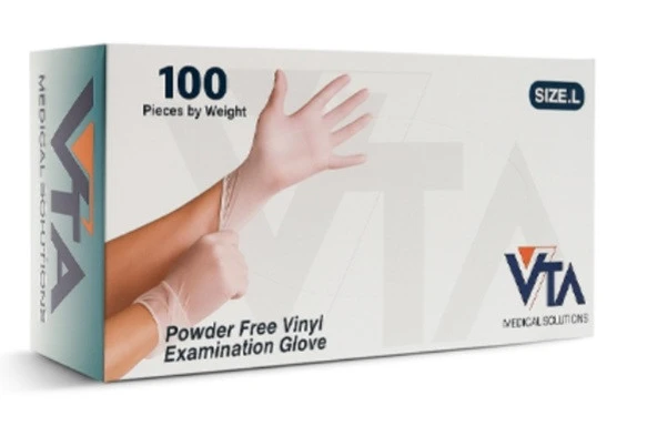 دستکش ونیل VTA (سایز s.m.l.)