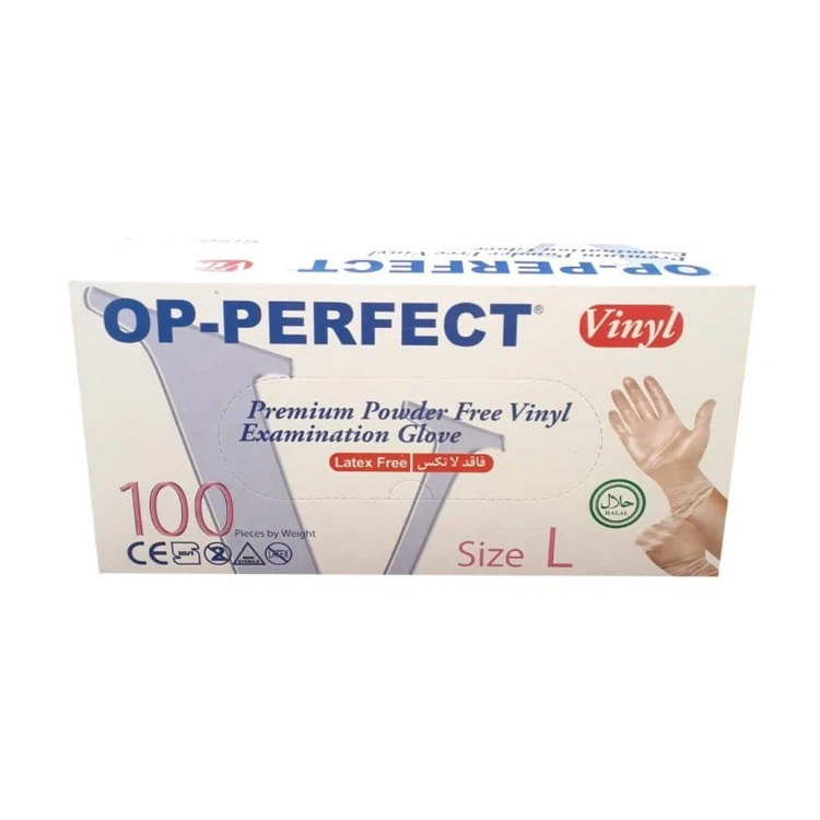 دستکش وینیل op perfect (سایز بندی کامل)